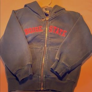 Boise State Zip Up Hoodie